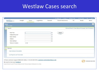Westlaw Cases search
 