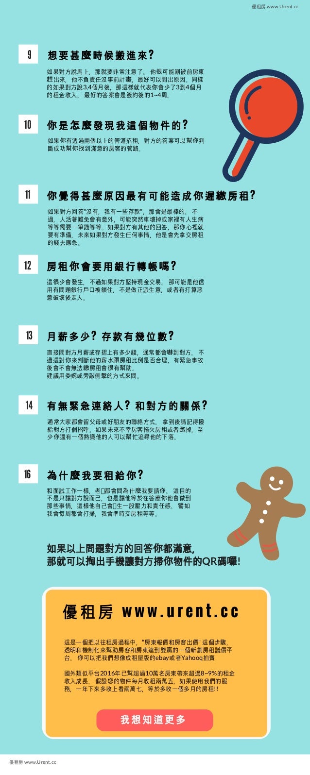 房東必問 重點問題精華 過濾掉壞房客