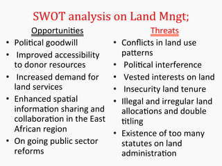 Land management in Kenya | PDF