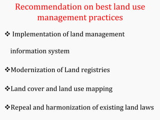 Land management in Kenya 