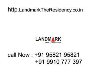 Landmark residency documentation