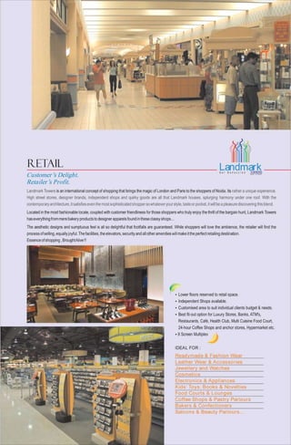 Land mark towers for web