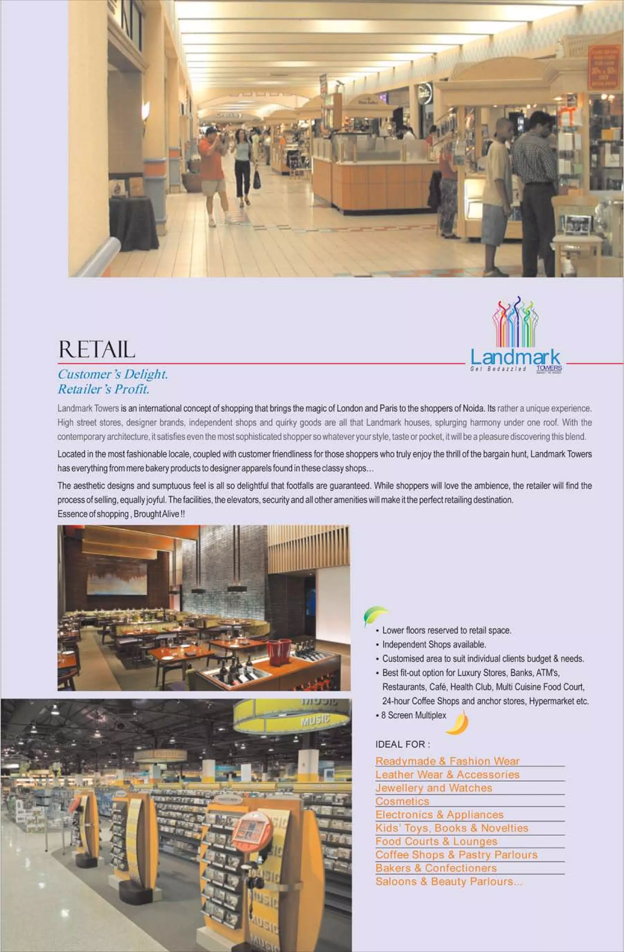 LANDMARK TOWER@9650203482 ASSURED RETURN