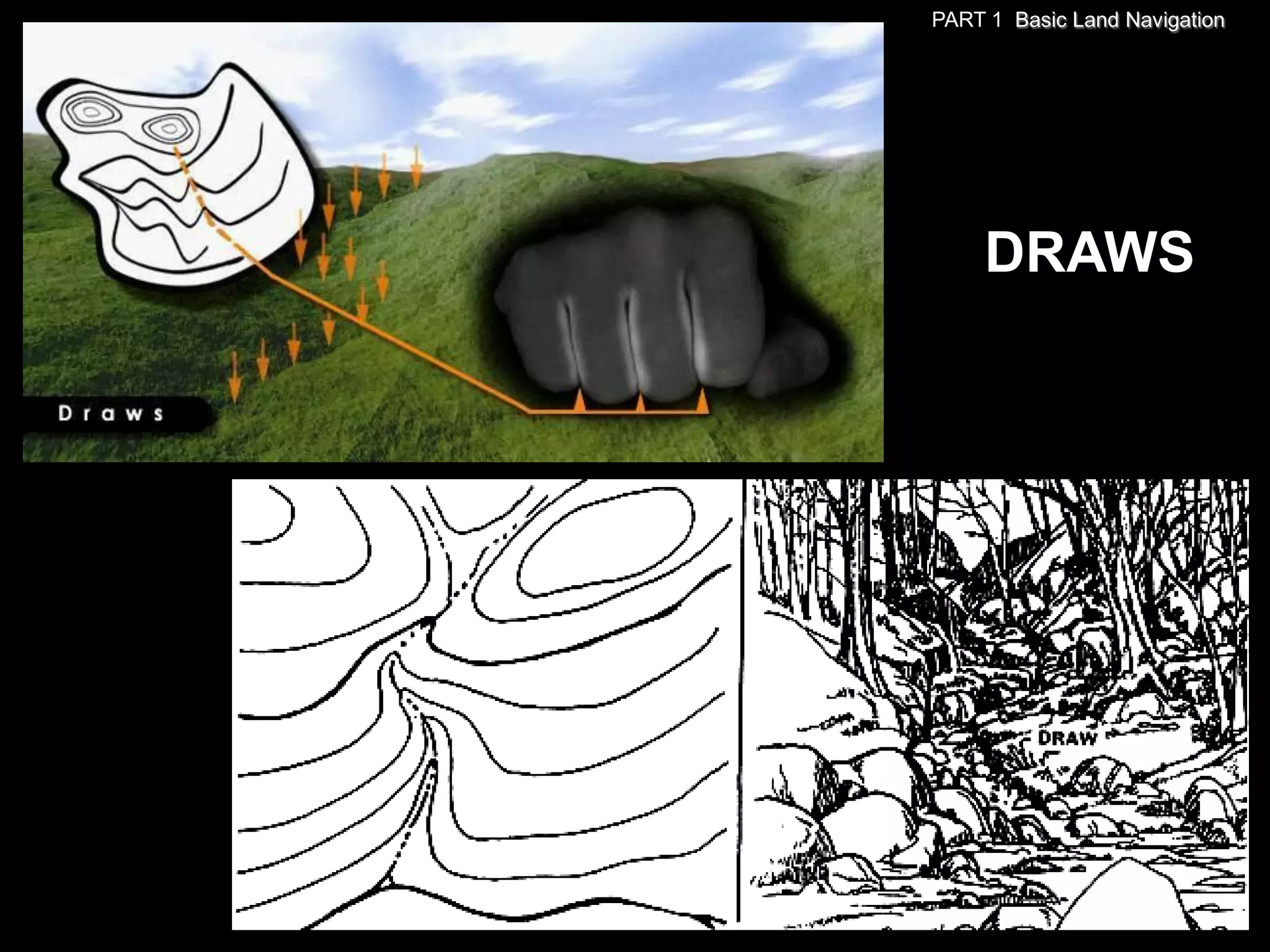 PART 1 Basic Land Navigation




     DRAWS
 