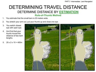 Measure Distance Using Arms Land navigation part 2 | PDF