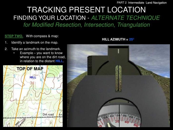 Land navigation part 2