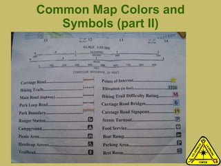 Common Map Colors and Symbols (part II) 