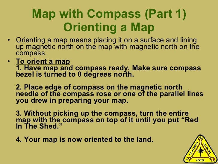 How To Orient A Map Maping Resources