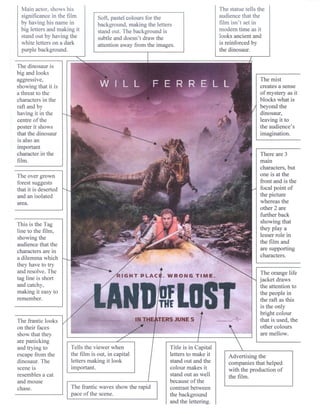 Land of the lost poster analysis