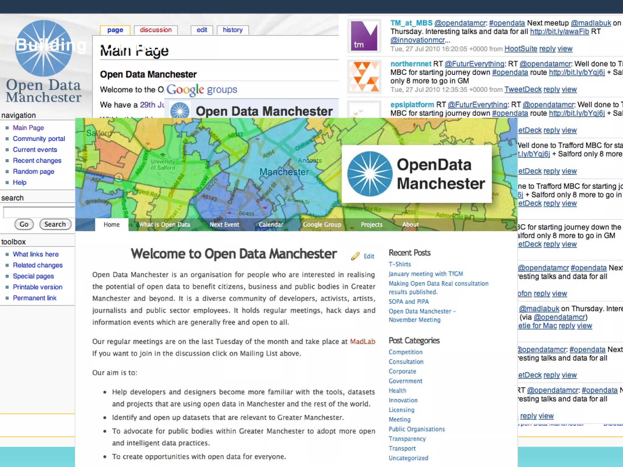 Building communities
 