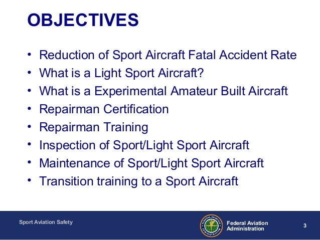 Sport Aviation Safety