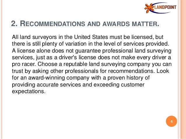 Landpoint What To Look In A Land Surveying Company - 3 4 2