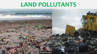 LAND POLLUTANTS
 