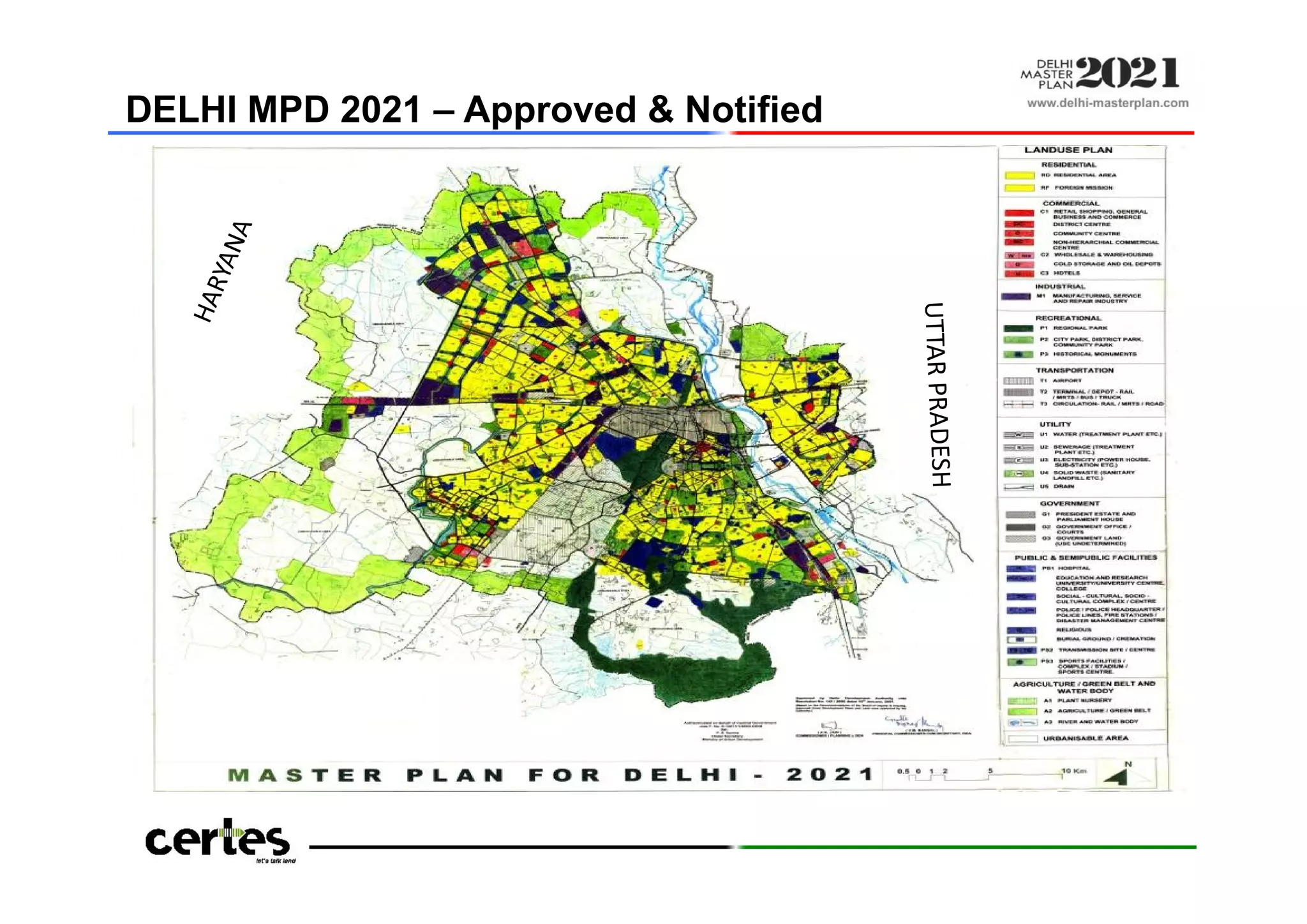 DELHI MPD 2021 – Approved & Notified
 