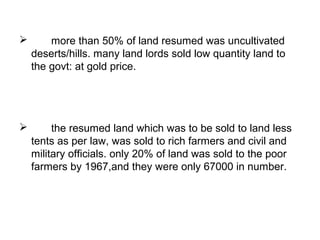 Land reforms By KB Shah upload by Aamir Ali Mugheri
