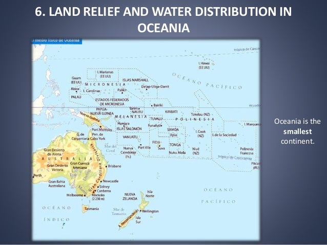 Land Relief And Water Distribution