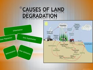 *CAUSES OF LAND
DEGRADATION
 