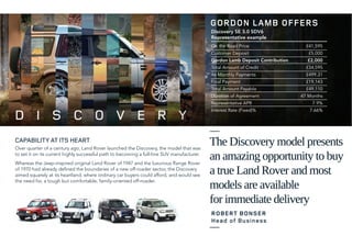 Lamb Rower Land rover newsletter q1 2015 | PDF
