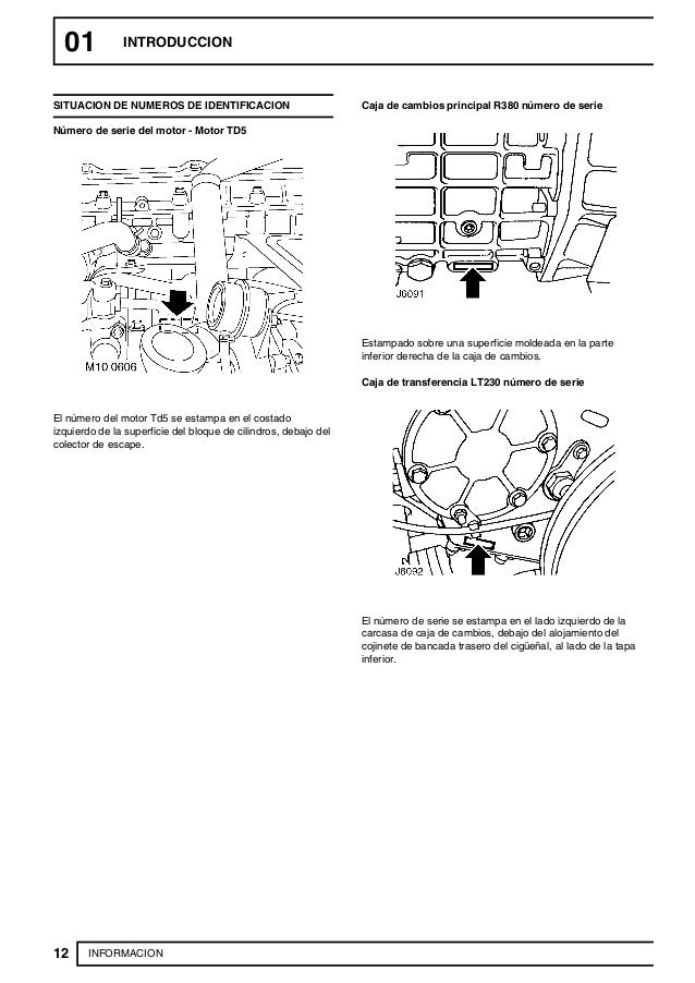 manual de reparacion land rover td5