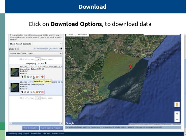 How to download Landsat data from USGS Earth Explorer