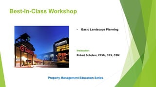 Sample Landscape Module Landscape-Design | PPTX