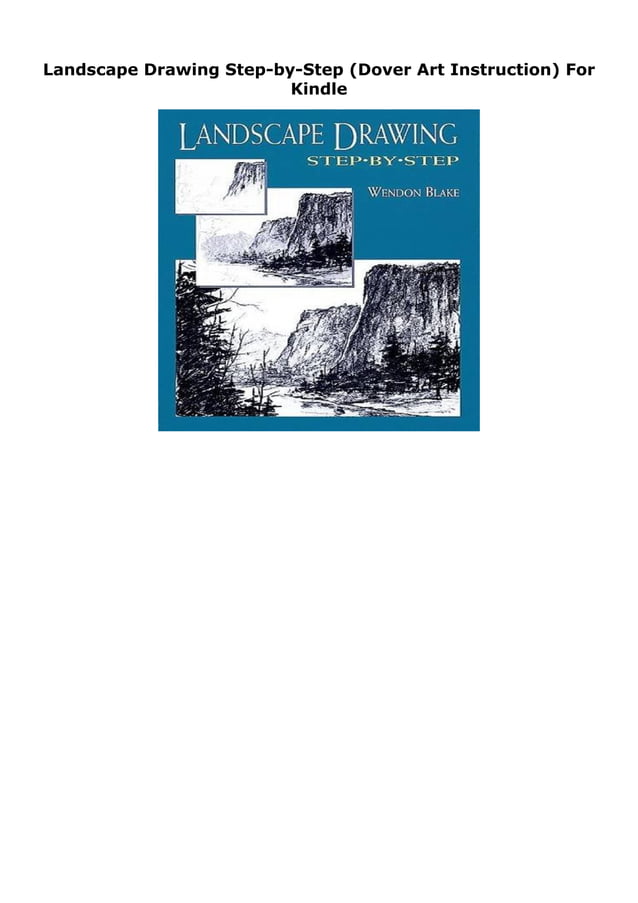 Landscape Drawing StepbyStep (Dover Art Instruction) For Kindle PDF