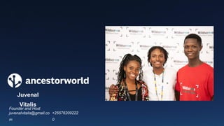 thumbnail of  Landscape Leader Talk – Ancestorworld, Juvenal Vitalis