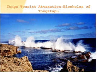 Tonga Tourist Attraction:Blowholes of
Tongatapu
 