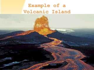 Example of a
Volcanic Island
 