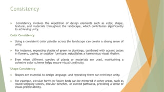 Consistent Style Unity Comprehensive Principles of Unity and Balance in Landscape Design | PDF