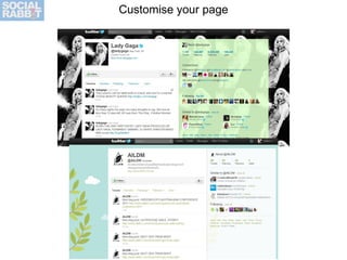 Customise your page 