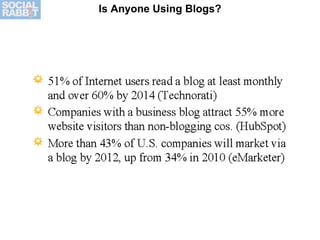Is Anyone Using Blogs? 