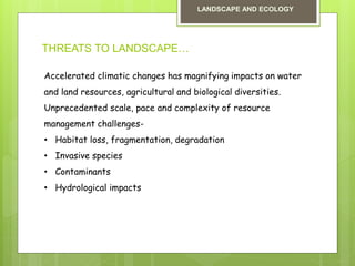 Landscape conservation | PPTX