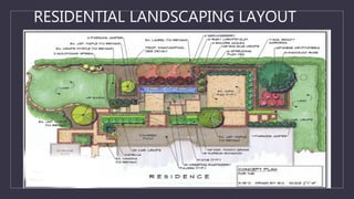 RESIDENTIAL LANDSCAPING LAYOUT
 