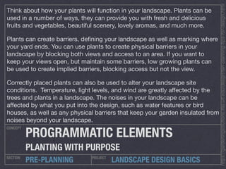 Landscape Design Essentials | PDF