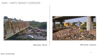 30
OMR corridor - Planned MRTS corridor - Unplanned
OMR – MRTS TRANSIT CORRIDOR
Source: Live Case Study
 