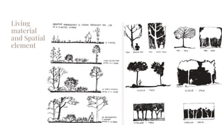 Living
material
and Spatial
element
15
 