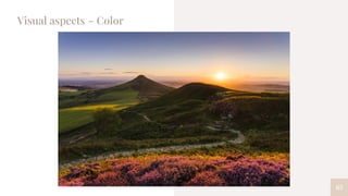65
Visual aspects – Color
 