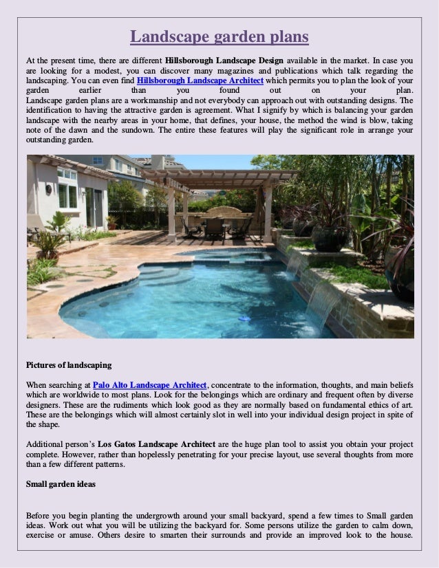 Landscape Garden Plans Dubridge Landscape Architecture