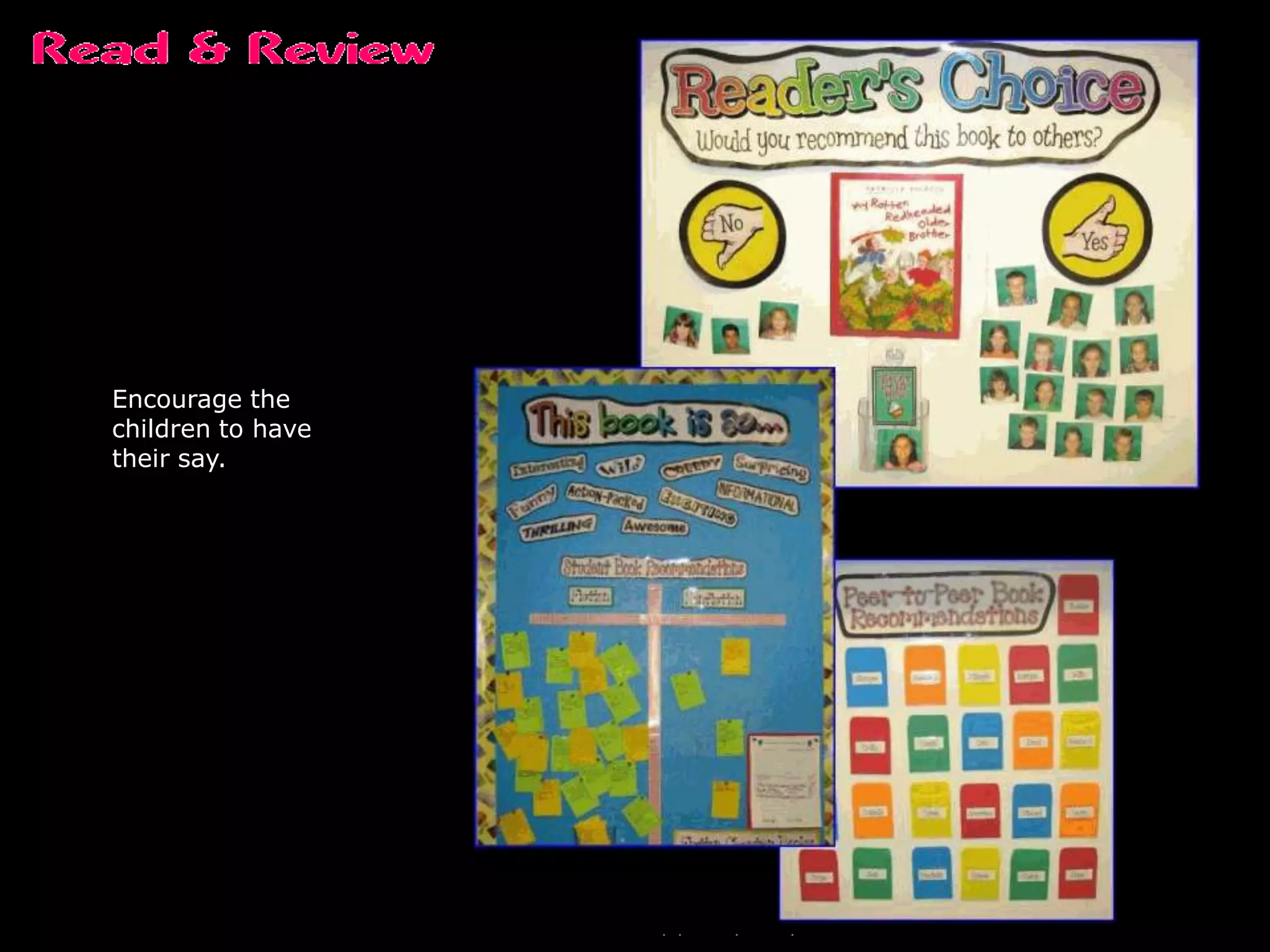 Consider the unique aspects of being a child.  What to us seems to be a regular space and regular proportions can be very overwhelming for a small child.  So we need to consider bringing the space down to their size and making it as friendly as possible so they feel that this is a place for them and they are welcome in it. High ceilings that seem to soar almost to heaven, can be “brought down” by hanging things like kites, or signs or swathes of fabric.  Connect the floor and the ceiling with Jack and the Beanstalk or other displays, or build semi-permanent displays on top of shelves.  All fool the eye into thinking that this is a manageable space to operate in.