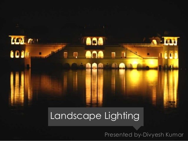 landscape lighting