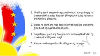 Takdang-Aralin
Magsaliksik sa magasin, libro o
internet ng mga larawan ng komunidad
ng iba pang pangkat-etniko sa bansa.
I...