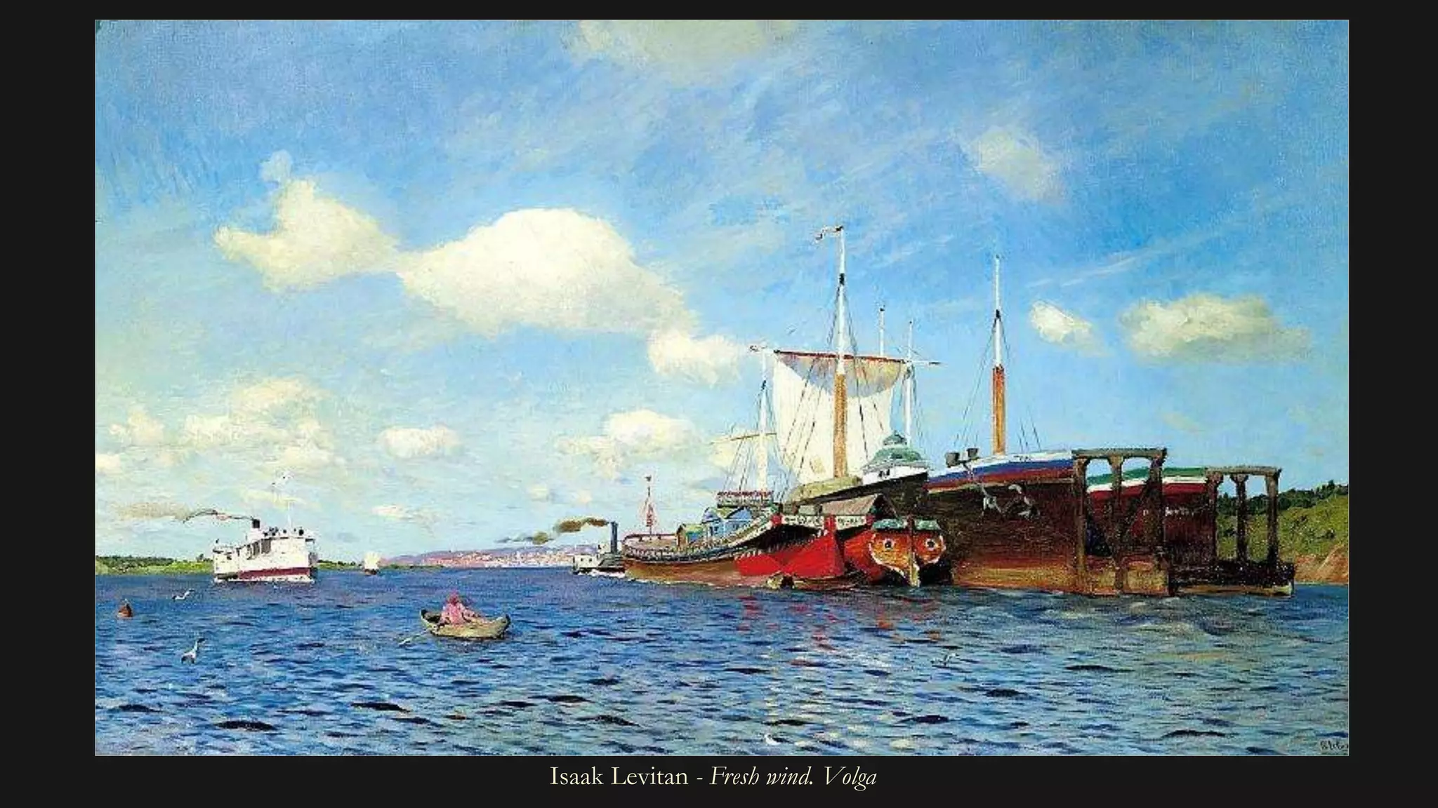 Isaak Levitan - Fresh wind. Volga
 