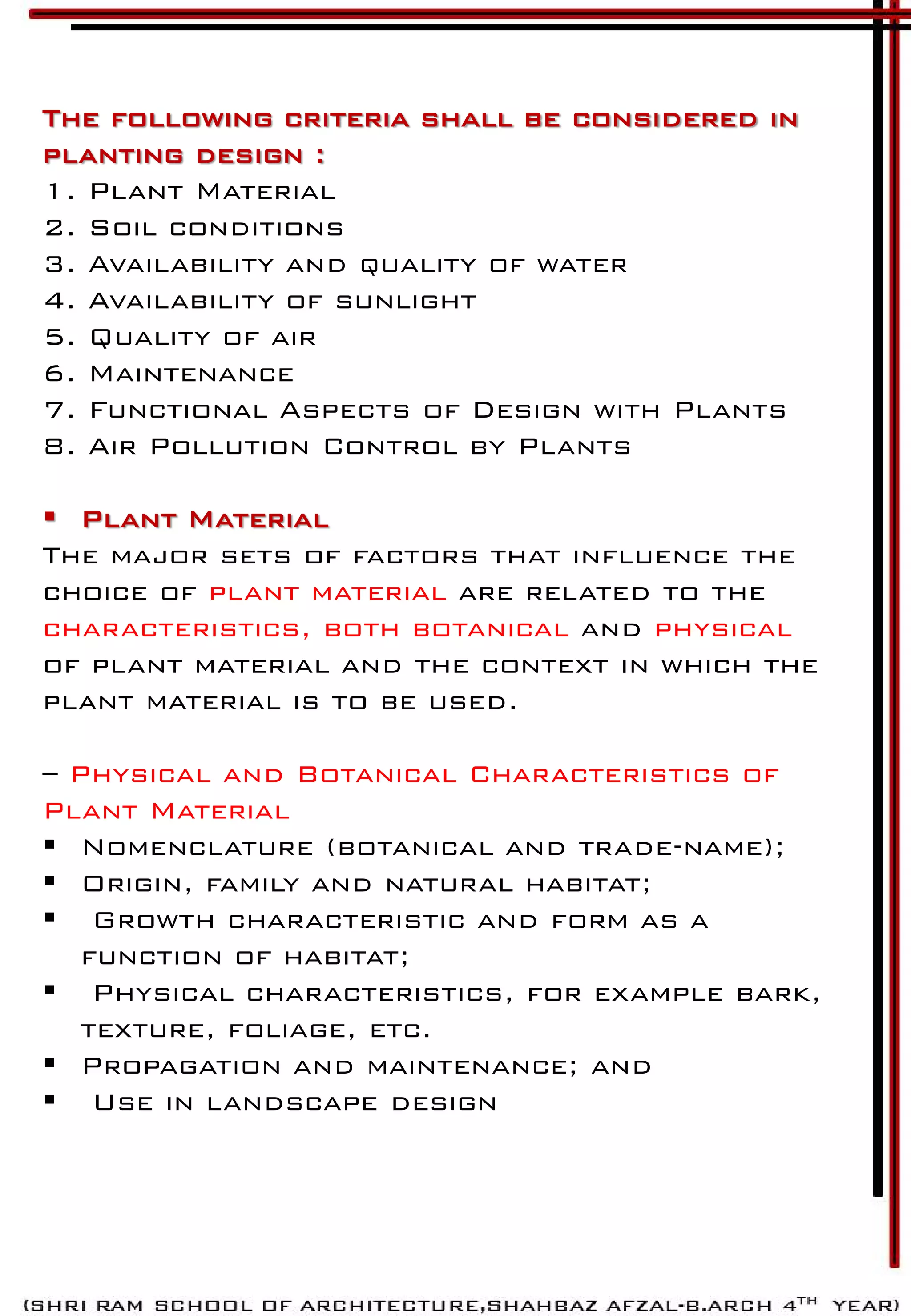 Landscape presentation1 | PDF