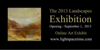 Landscapes 2013 Art Exhibition Event Postcard