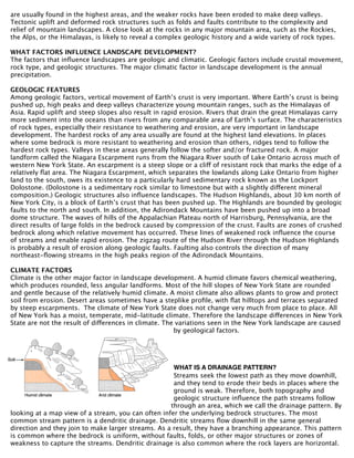 Landscapes and drainage patterns | PDF