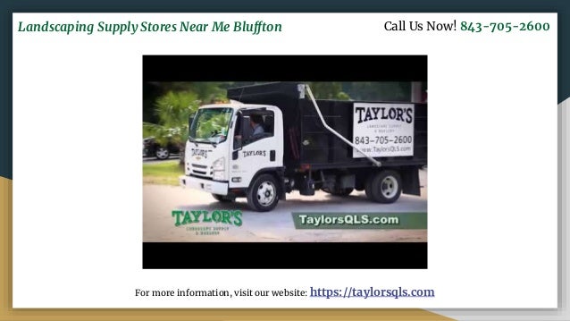 Landscaping Supply Store Bluffton Taylor S Quality Landscape Supply