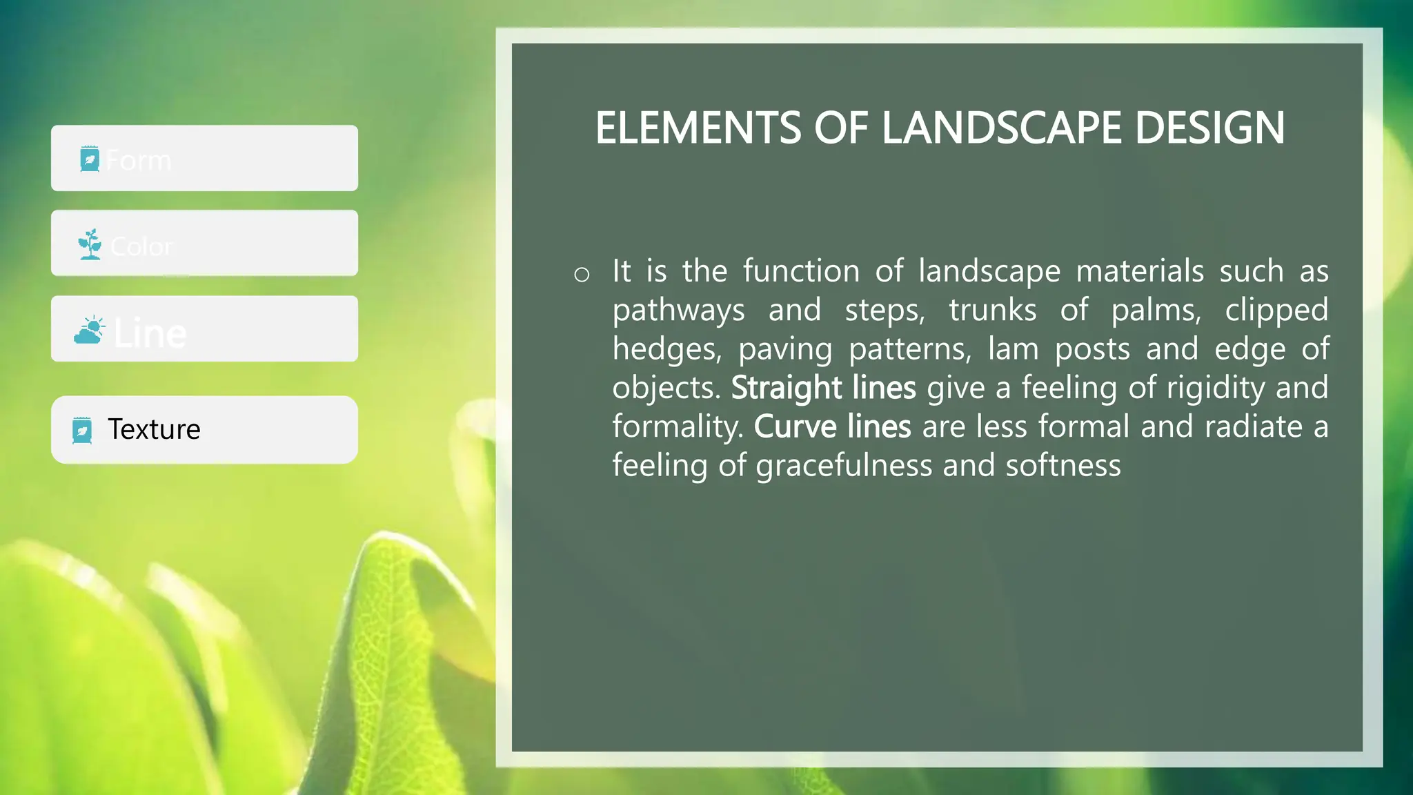 LANDSCAPING AND LANDSCAPING ARCHITECTURE | PPTX