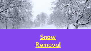 Snow
Removal
 
