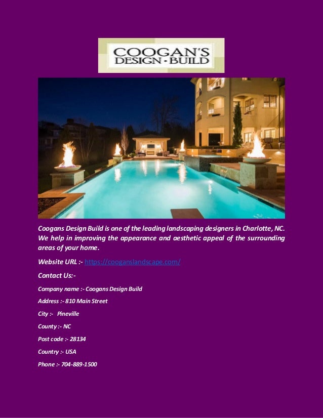 Landscaping Designer In Charlotte Nc Cooganslandscape Com